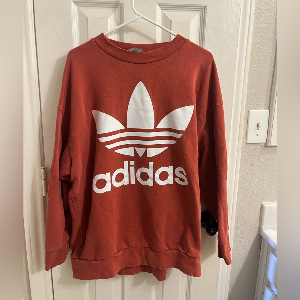 Adidas oversized sweat shirt
